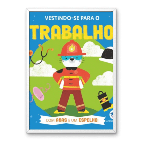 Cartonado Vestindo-se Para o Trabalho